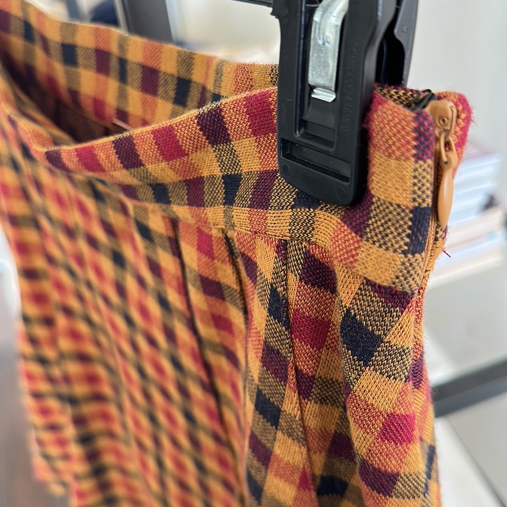 FREE PEOPLE Plaid Mini Skirt - Picture 3 of 6